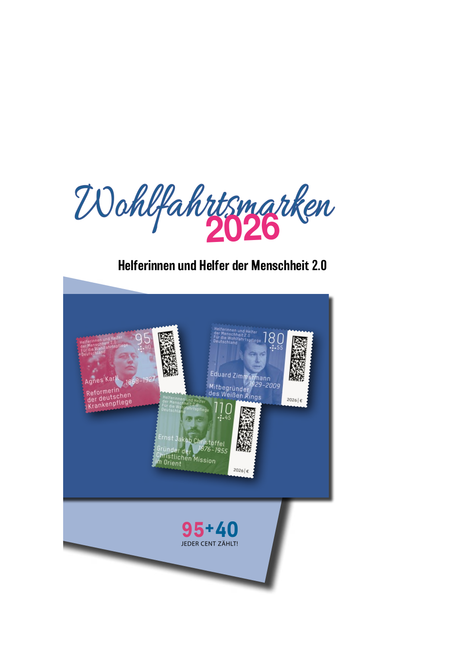 Motivhülle Wohlfahrt 2026 mit Blanko-Einlegekarte